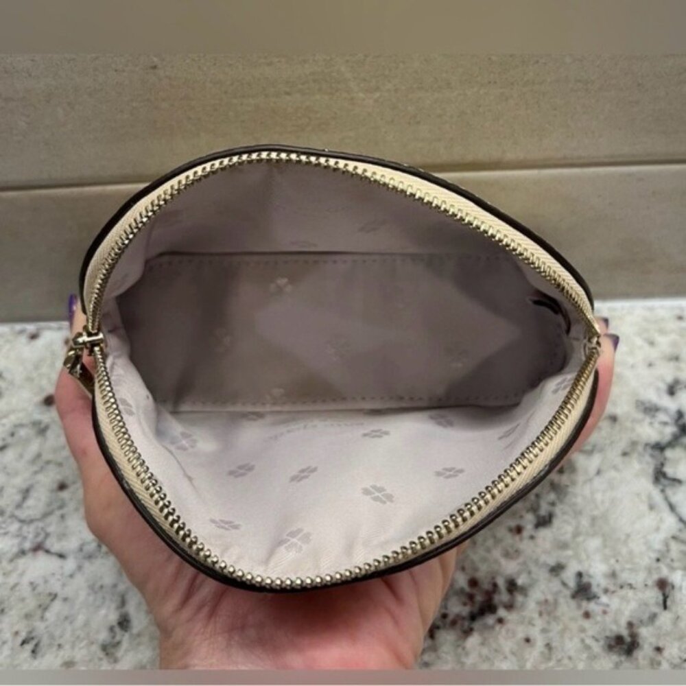 ๐ Kate Spade Gold Glitter Small Bag 6.5โ x 4.5โ - Picture 5 of 11